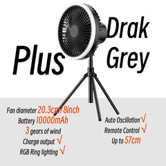 Rechargeable Camping Fan