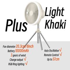 Rechargeable Camping Fan