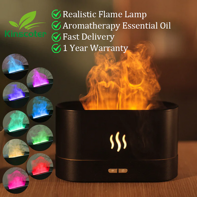 Colorful Diffuser Flames Humidifier Lamp