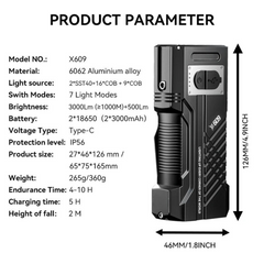 Rechargeable LED Flashlight